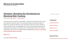 Desktop Screenshot of behavioraltargeting.biz