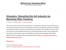 Tablet Screenshot of behavioraltargeting.biz